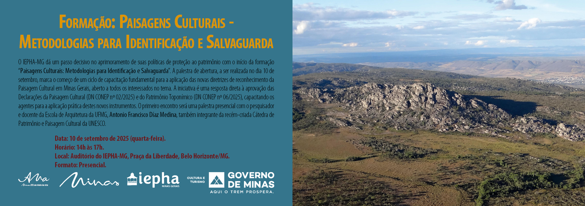 Ciclo de formação Paisagens Culturais