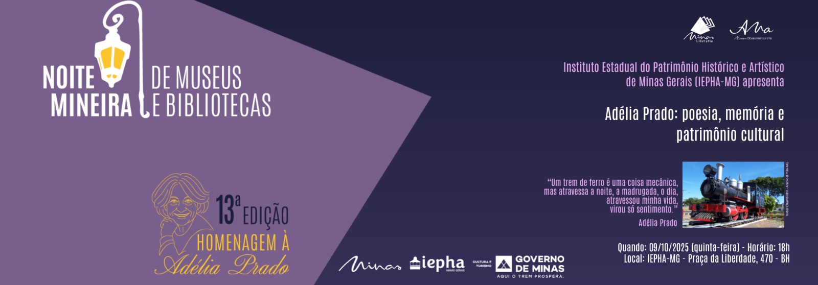 Noite Mineira de Museus e Bibliotecas