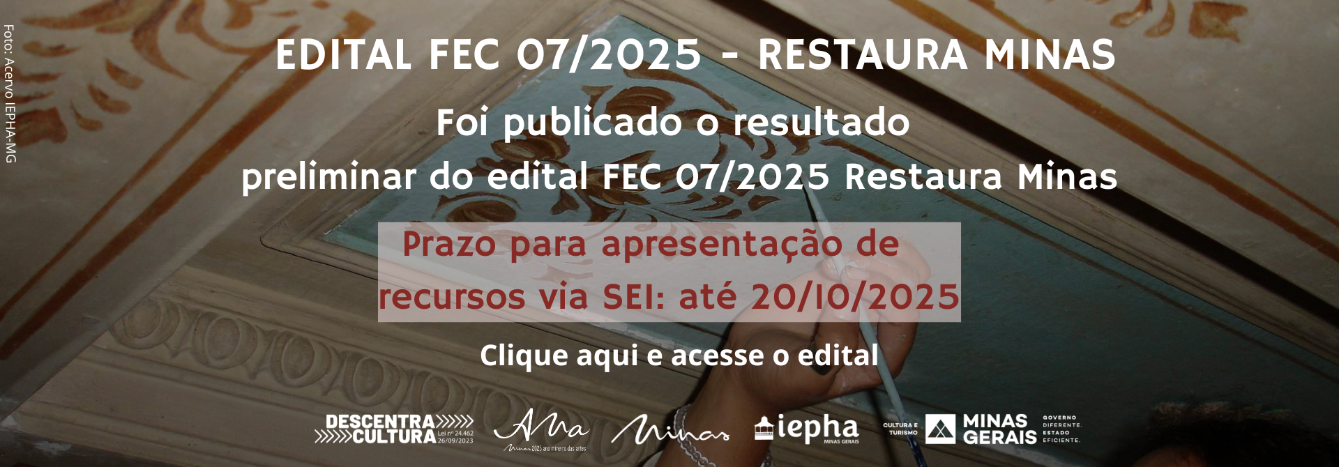 Restaura Minas FEC 07/2025